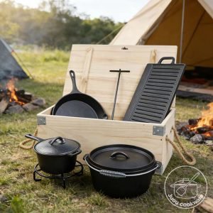 cast iron pot set/7 piece set