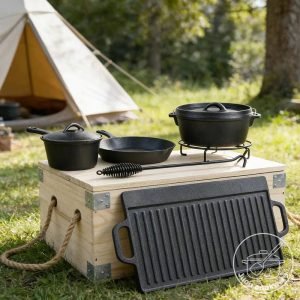 cast iron pot set/7 piece set