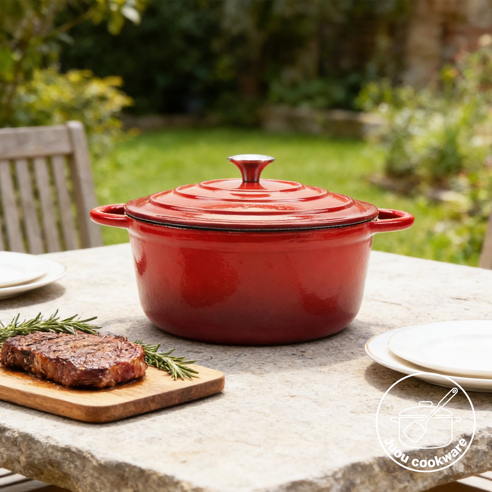 enamel soup pot/stew pot
