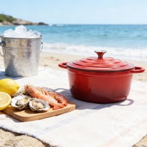 enamel soup pot/stew pot