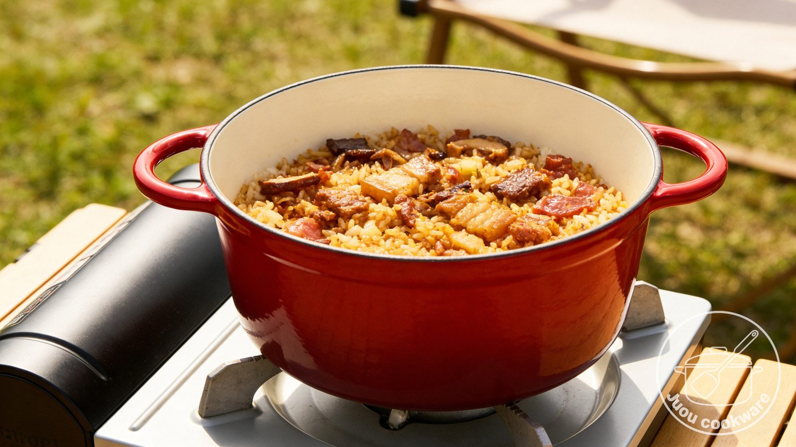 enamel soup pot/stew pot