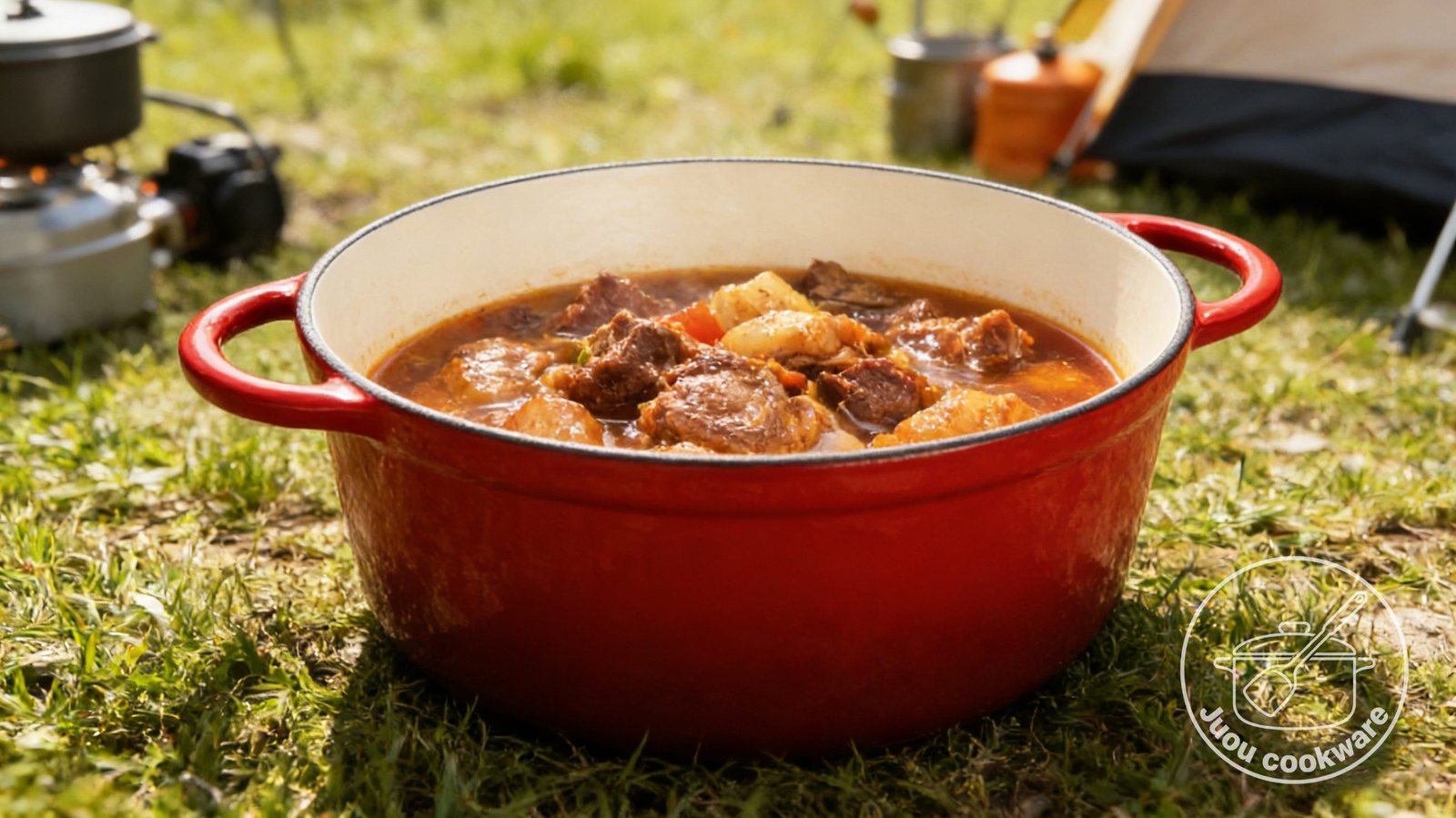 enamel soup pot/stew pot